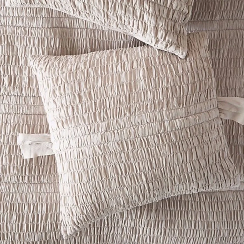 Anthropologie Textured Bardot Pillow Sham